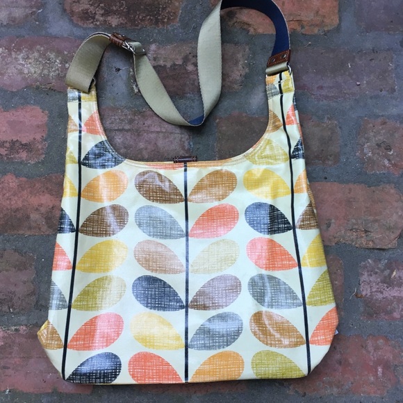 Orla Kiely Crossbody Bag Retro Stem Design - Fair - Picture 1 of 8